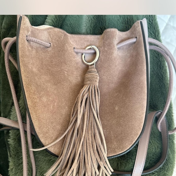 Rebecca Minkoff Handbags - Rebecca Minkoff Tan Suede Tassel Bag